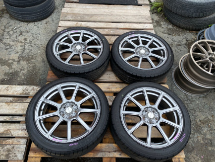 Диски 4шт Monza Japan R-version 5x100 17x7jj ET50 IMPREZA WRX GDB, GDA, GD,  GG, GD9